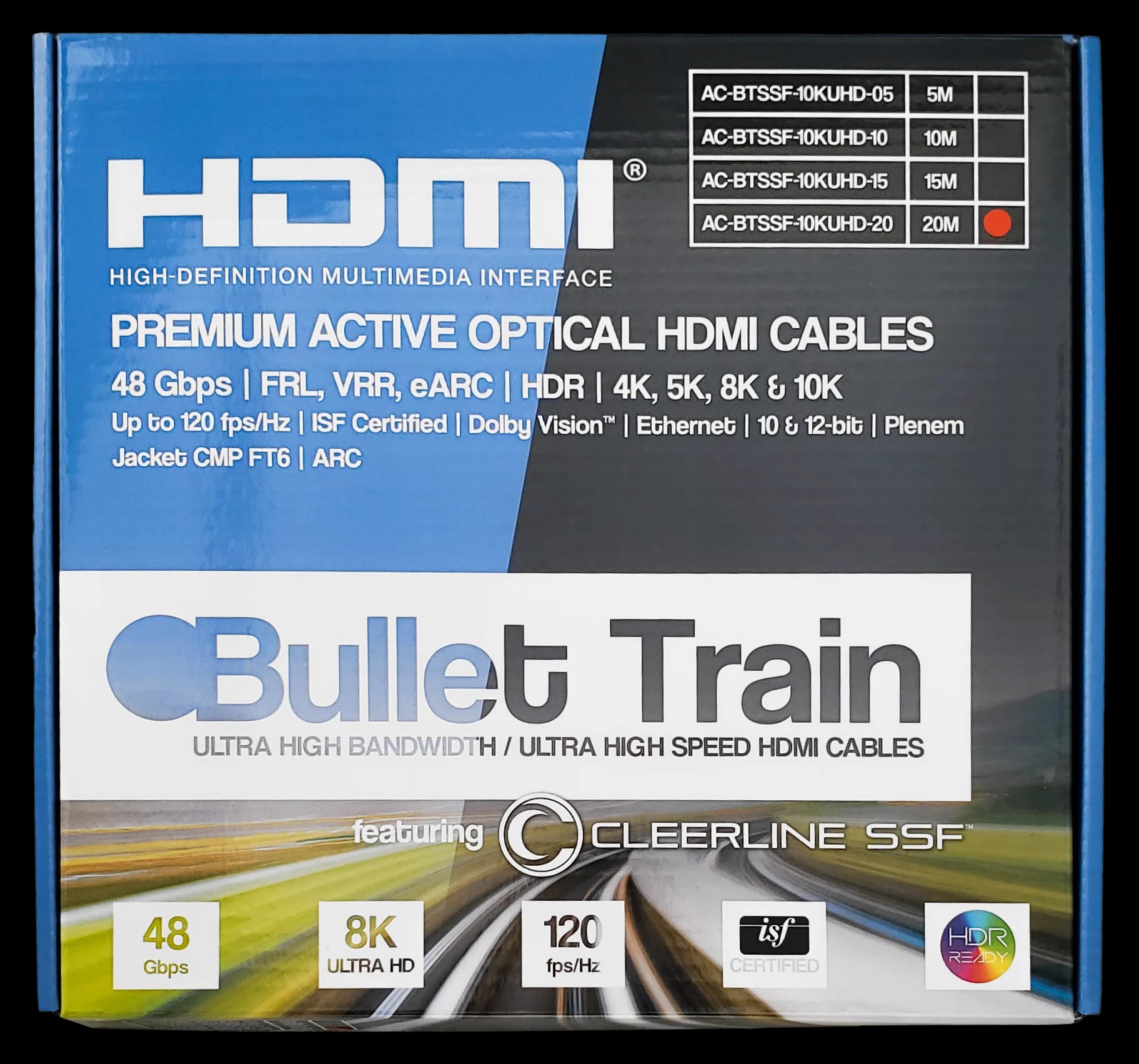 Bullet train HDMI Cable Box